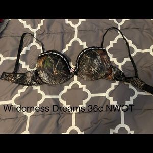 NWOT Wilderness Dreams Camo Bra 36C